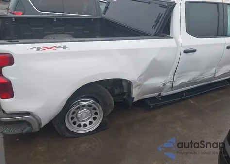 2025 Chevrolet Silverado 1500 4Wd Standard Bed Wt из США, поврежденный, VIN 1GCPKAEK6SZ253699